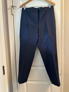 Ann Taylor navy angle length trousers
